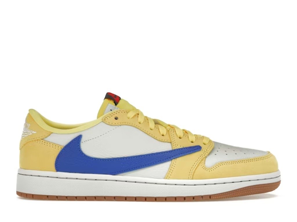 Travis Scott Air Jordan 1 Low SP Canary Yellow DZ4137-700